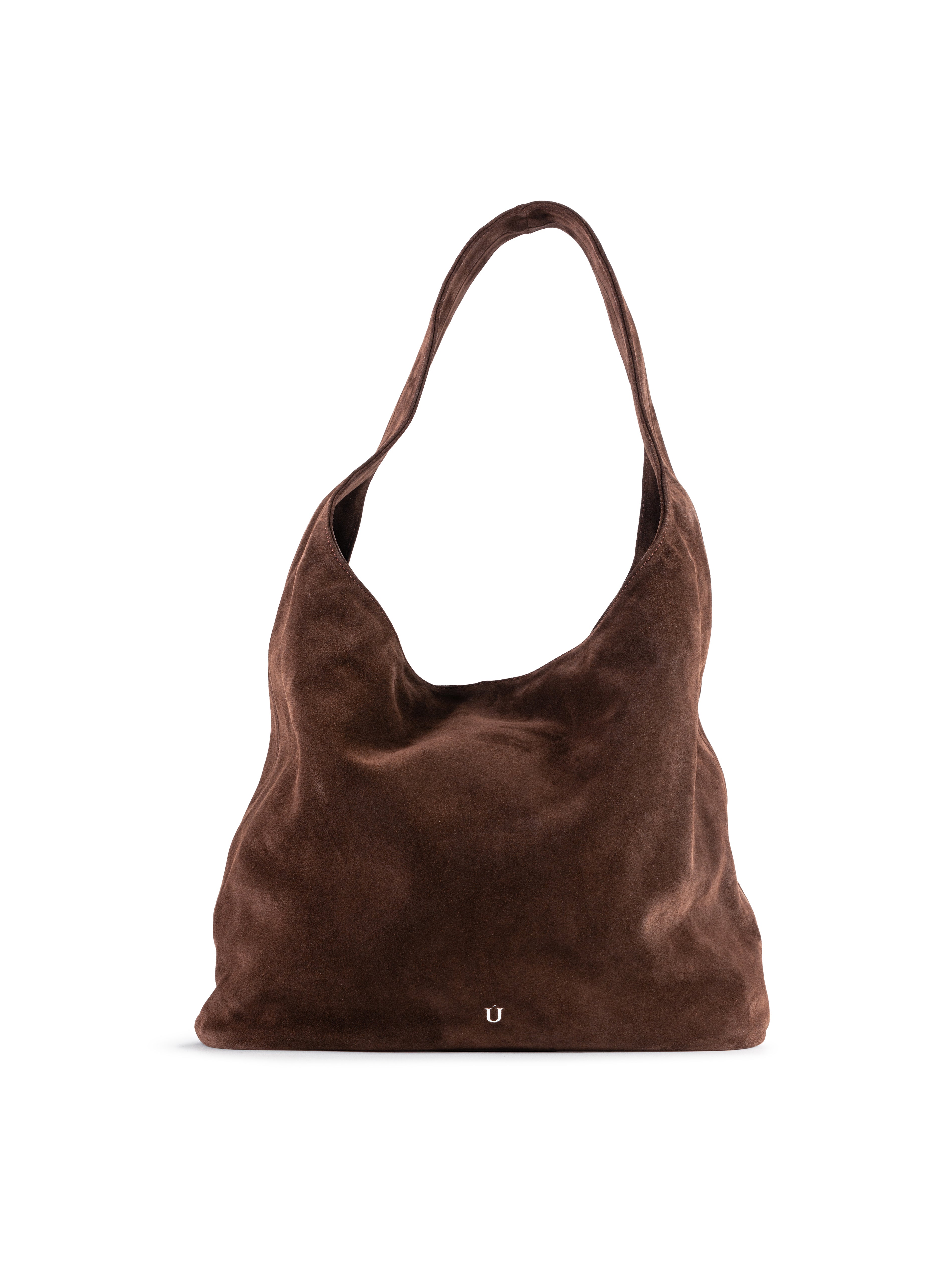 HOBO BAG SUEDE CHOCO – - Main Image