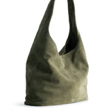 HOBO BAG SUEDE KHAKI
