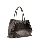 TOTE CROCO BROWN