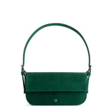 BAGUETTE BAG SUEDE GREEN