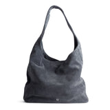 HOBO BAG SUEDE GRAPHITE