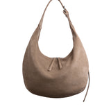 HOBO DROP BAG SUEDE DARK BEIGE