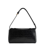 BAGUETTE FLIP CROCO BLACK