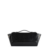 BAGUETTE FLIP CROCO BLACK