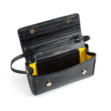 BAGUETTE FLIP CROCO BLACK