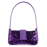 BAGUETTE MINI SEQUIN VIOLET