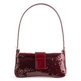 BAGUETTE MINI SEQUIN BORDO