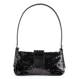 BAGUETTE MINI SEQUIN BLACK