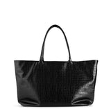 TOTE CROCO BLACK