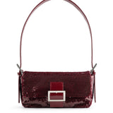 BAGUETTE 90S SEQUIN BORDO