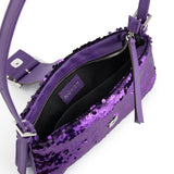 BAGUETTE MINI SEQUIN VIOLET