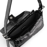 BAGUETTE MINI SEQUIN BLACK