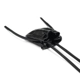 POUCH MINI BAG BLACK CROCO