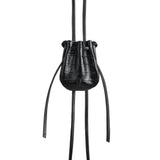 POUCH MINI BAG BLACK CROCO