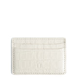 CARD HOLDER CROCO CREAM