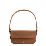 BAGUETTE BAG SUEDE TOFFEE