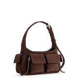 CARGO BAG SUEDE CHOCO