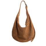 HOBO DROP BAG SUEDE TOFFEE