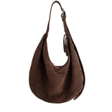 HOBO DROP BAG SUEDE CHOCO