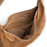 HOBO DROP BAG SUEDE TOFFEE