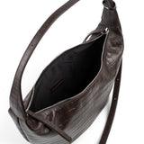 HOBO DROP MINI CROCO BROWN