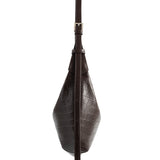 HOBO DROP MINI CROCO BROWN
