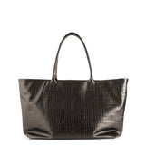 TOTE CROCO BROWN