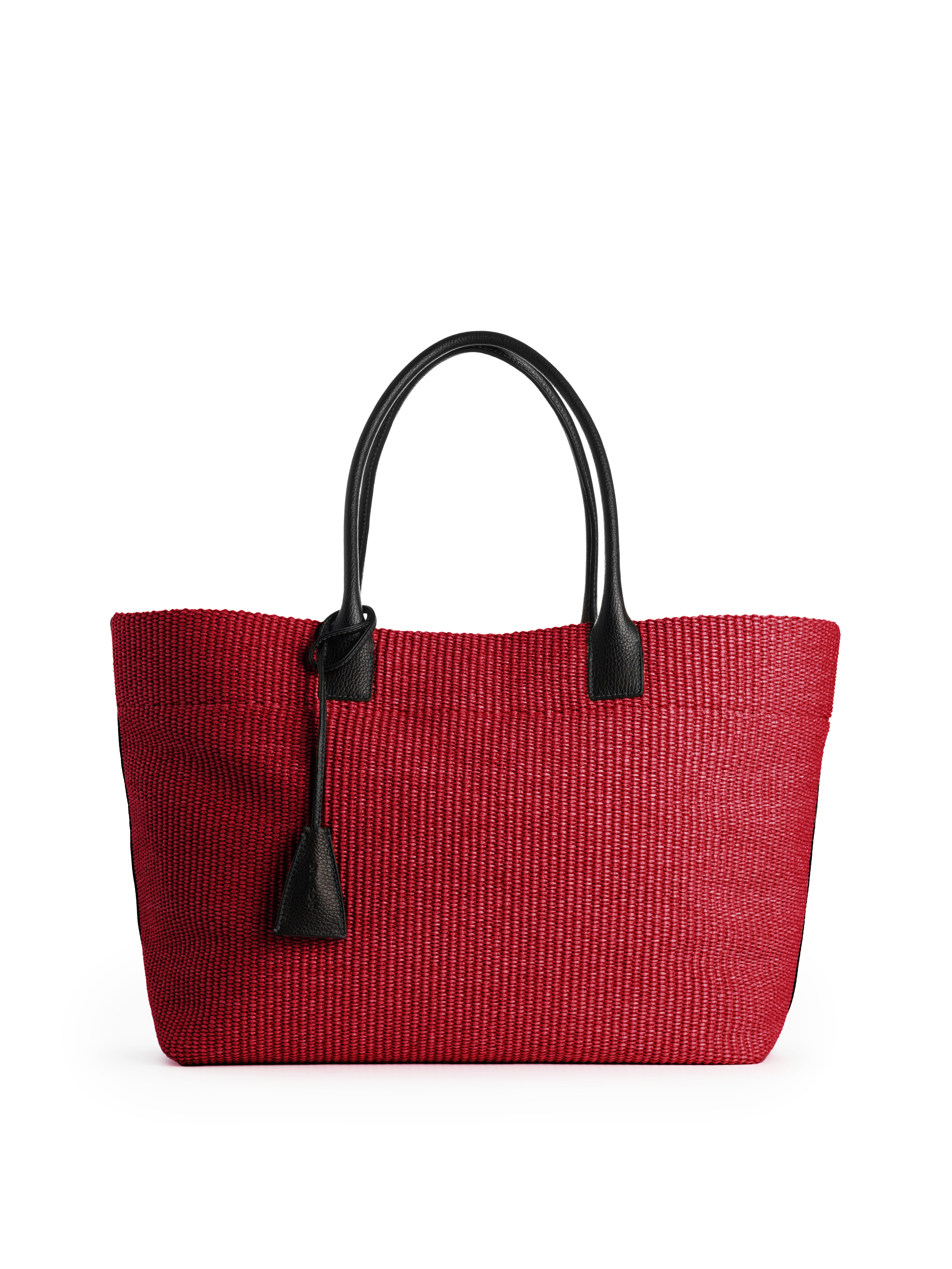 RAFFIA TOTE BAG RED – NÚKOT.COM