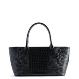 TOTE MEDIUM CROCO BLACK