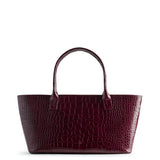 TOTE MEDIUM CROCO BORDO