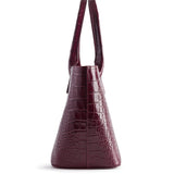 TOTE MEDIUM CROCO BORDO