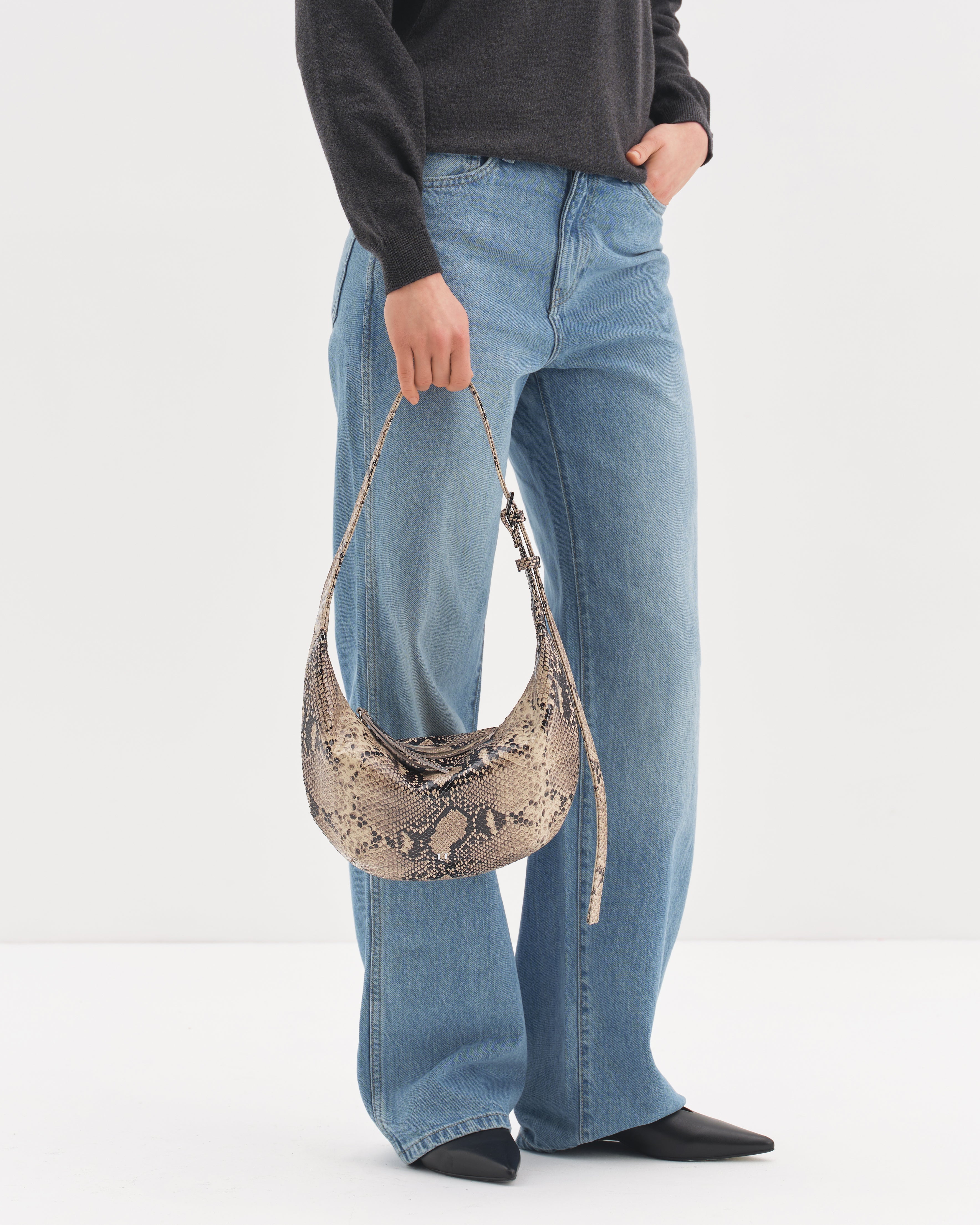 NÚKOT l HOBO DROP MINI PYTHON NATURAL – NÚKOT.COM