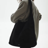 HOBO BAG SUEDE BLACK